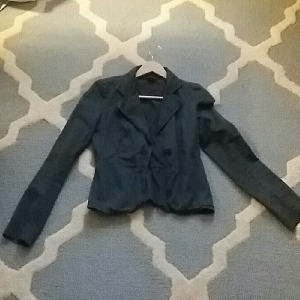 Fcuk navy khaki blazer